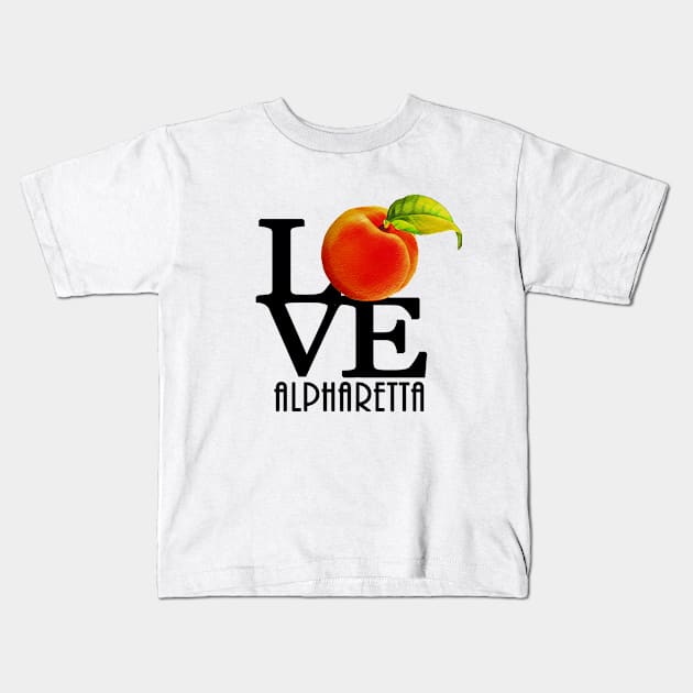 LOVE Alpharetta Kids T-Shirt by Georgia